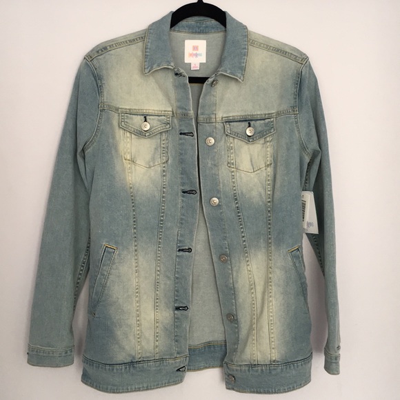 NEW LuLaRoe Jaxon, long jean jacket - Picture 1 of 8